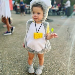 Squeaky Little Mouse Costume 12-24mo